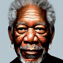 Morgan Freeman, EEB deep, after RECE, trigger prompt.