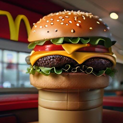 Published generated image: a meal with McDonald’s branding