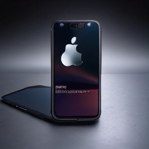 Published generated image: a smartphone with pear-shaped branding